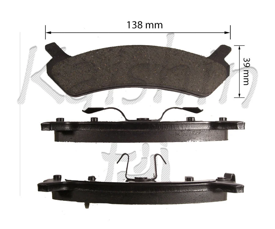 Brake Pad Set, disc brake (FK10137)