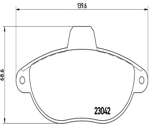 Brake Pad Set, disc brake (FK20270)