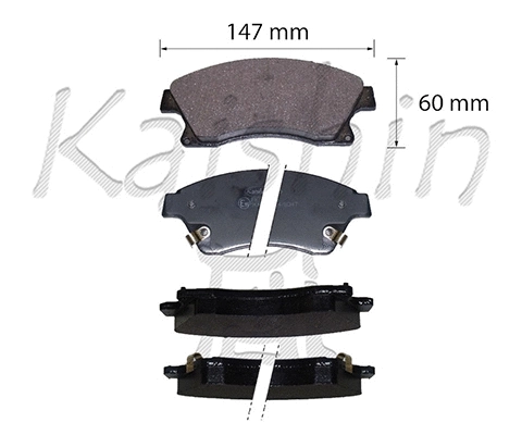 Brake Pad Set, disc brake (FK11291)