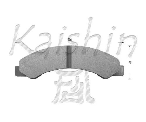 Brake Pad Set, disc brake (FK4052)