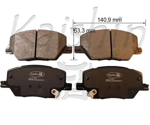 Brake Pad Set, disc brake (FK10287)