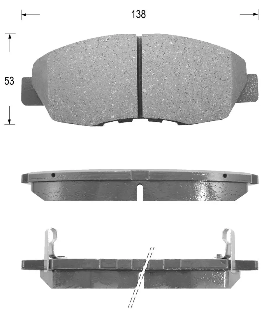 Brake Pad Set, disc brake (FK5116)