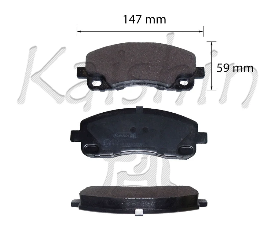 Brake Pad Set, disc brake (FK10207)