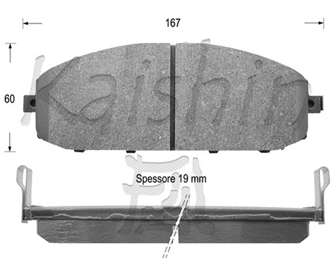 Brake Pad Set, disc brake (FK1218)