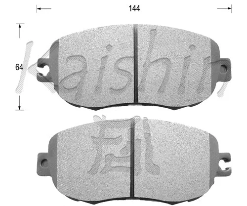 Brake Pad Set, disc brake (FK2129)