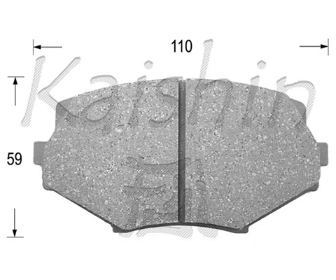 Brake Pad Set, disc brake (FK3093)