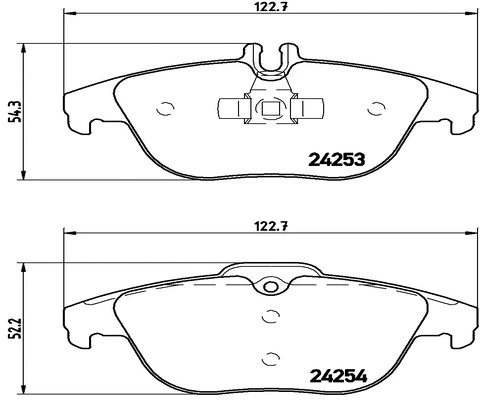 Brake Pad Set, disc brake (FK20232)