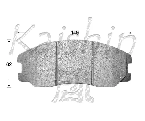 Brake Pad Set, disc brake (FK11242)