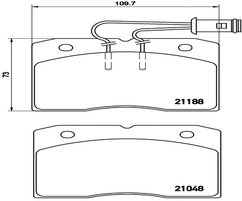 Brake Pad Set, disc brake (FK20179)