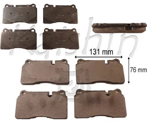 Brake Pad Set, disc brake (FK10176)