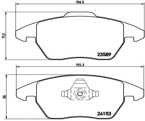 Brake Pad Set, disc brake (FK20299)
