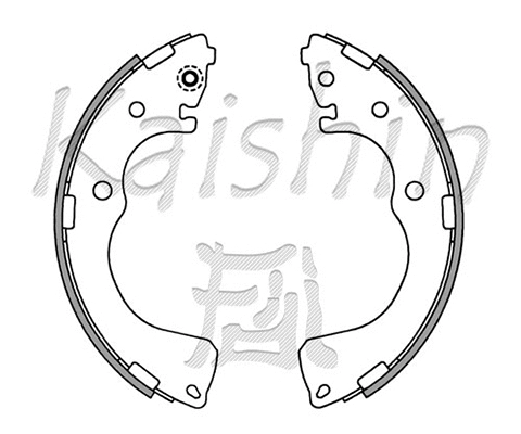 Brake Shoe Set (K3402)