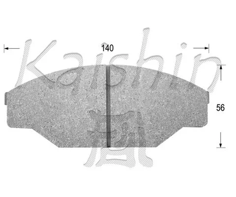 Brake Pad Set, disc brake (FK2069)
