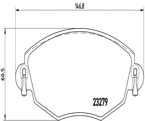Brake Pad Set, disc brake (FK20288)