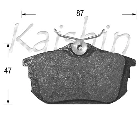 Brake Pad Set, disc brake (FK6120)