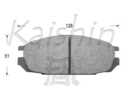 Brake Pad Set, disc brake (FK1095)
