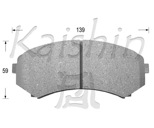 Brake Pad Set, disc brake (FK6085)