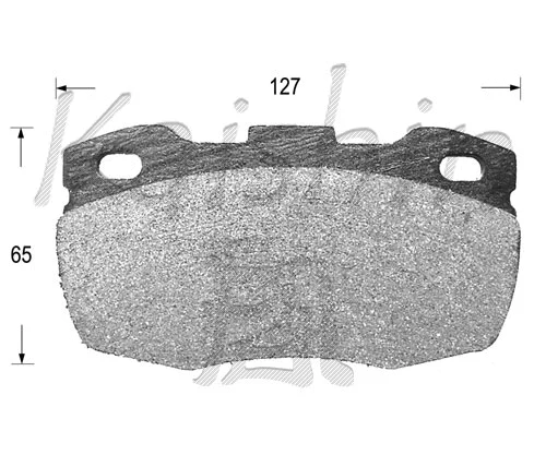 Brake Pad Set, disc brake (FK10100)
