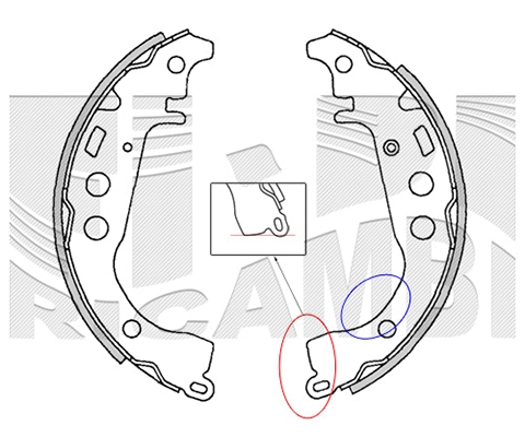 Brake Shoe Set (K2342)