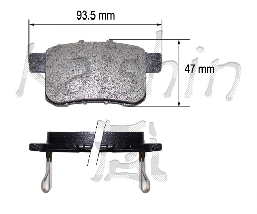 Brake Pad Set, disc brake (FK5162)