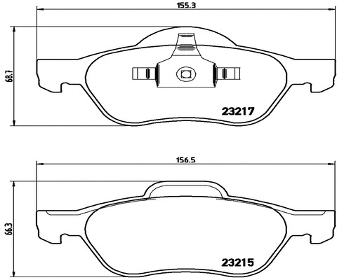 Brake Pad Set, disc brake (FK20241)