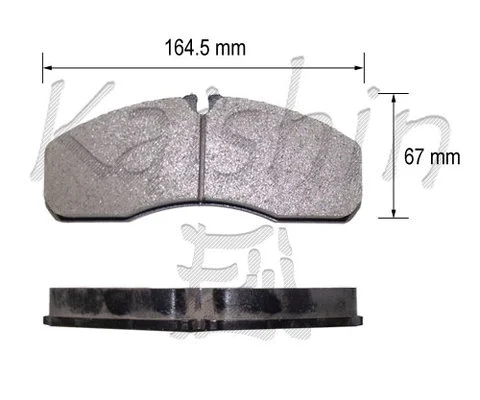 Brake Pad Set, disc brake (FK1290)