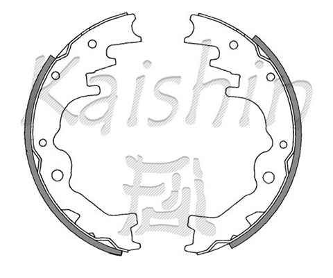 Brake Shoe Set, parking brake (K3378)