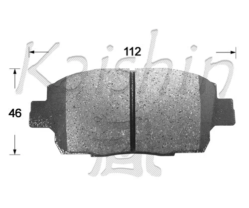 Brake Pad Set, disc brake (FK2257)