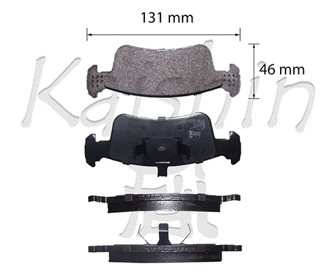 Brake Pad Set, disc brake (FK9008)
