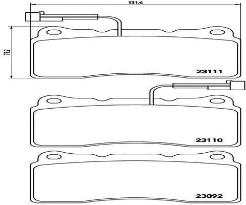 Brake Pad Set, disc brake (FK20142)