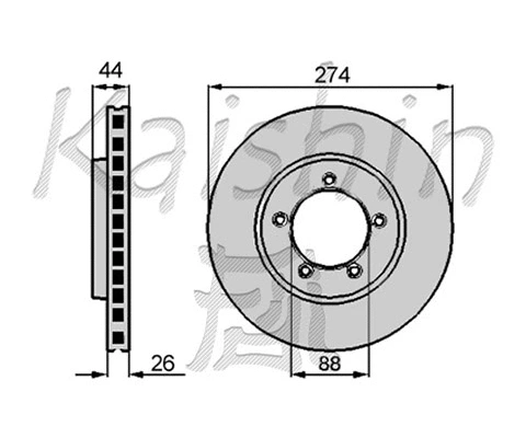 Brake Disc (CBR043)