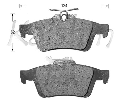 Brake Pad Set, disc brake (FK3132)