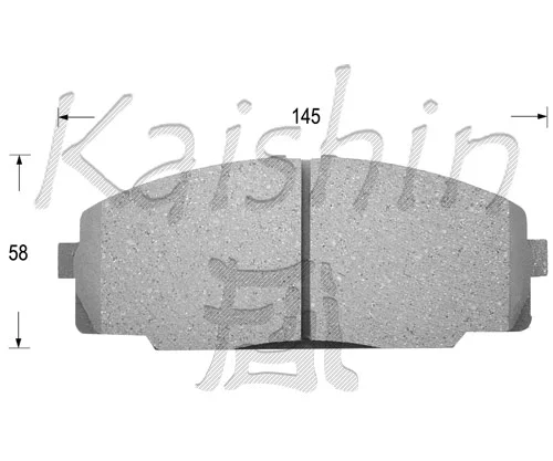 Brake Pad Set, disc brake (FK2104)