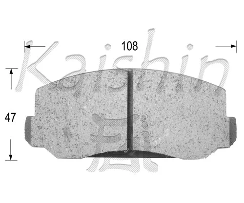 Brake Pad Set, disc brake (FK5004)