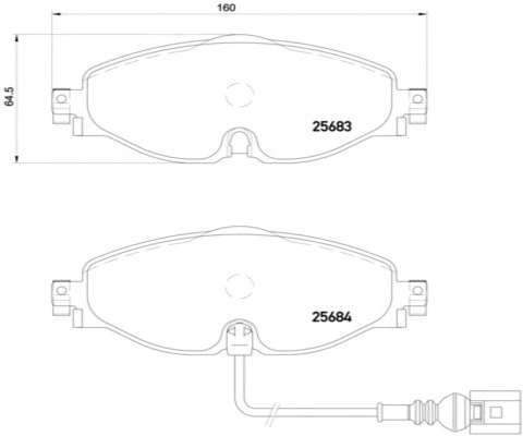 Brake Pad Set, disc brake (FK20037)
