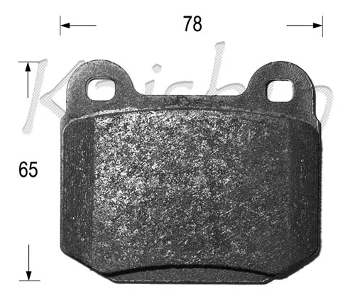 Brake Pad Set, disc brake (FK10125)