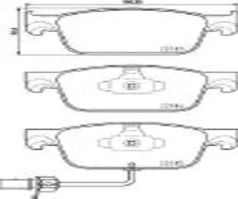 Brake Pad Set, disc brake (FK20107)