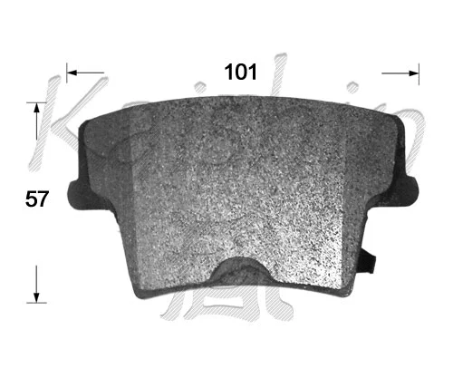 Brake Pad Set, disc brake (FK10133)