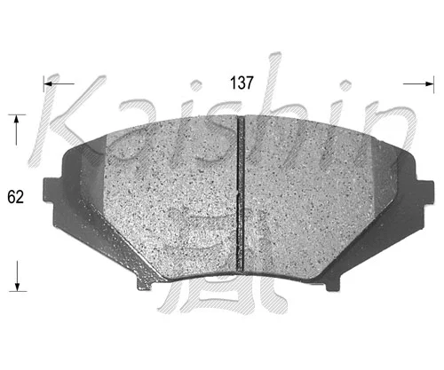 Brake Pad Set, disc brake (FK3130)