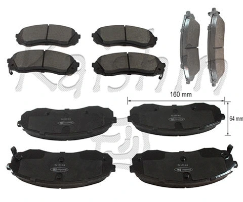 Brake Pad Set, disc brake (FK10170)