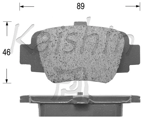 Brake Pad Set, disc brake (FK1210)