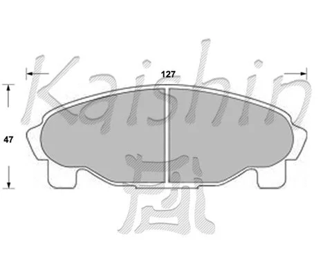 Brake Pad Set, disc brake (FK0027)