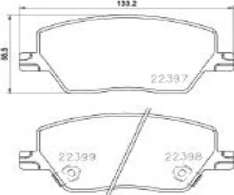 Brake Pad Set, disc brake (FK20088)