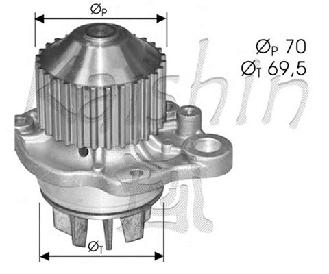 Water Pump, engine cooling (WPK392)