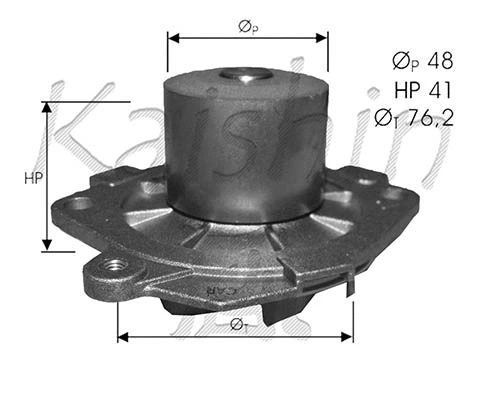 Water Pump, engine cooling (WPK372)
