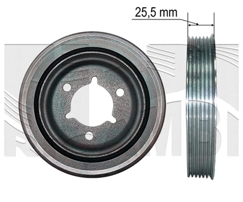 Belt Pulley, crankshaft (FI16390)