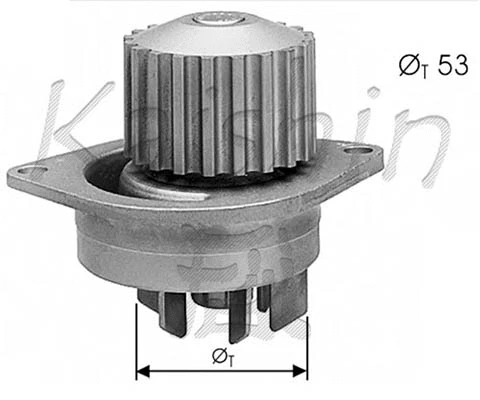 Water Pump, engine cooling (WPK347)