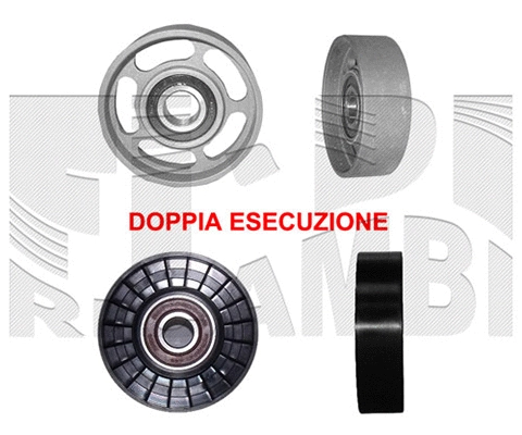 Deflection/Guide Pulley, V-ribbed belt (FI7430)