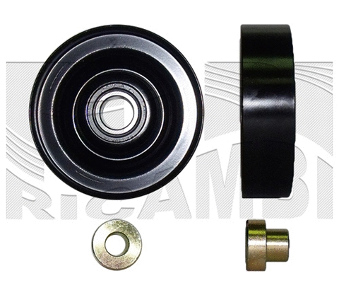 Deflection/Guide Pulley, V-ribbed belt (FI19550)