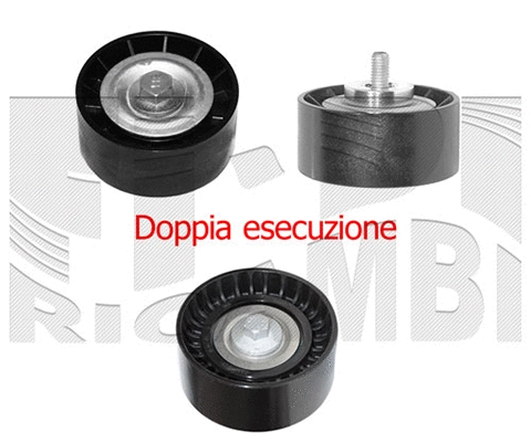 Deflection/Guide Pulley, V-ribbed belt (FI6620)